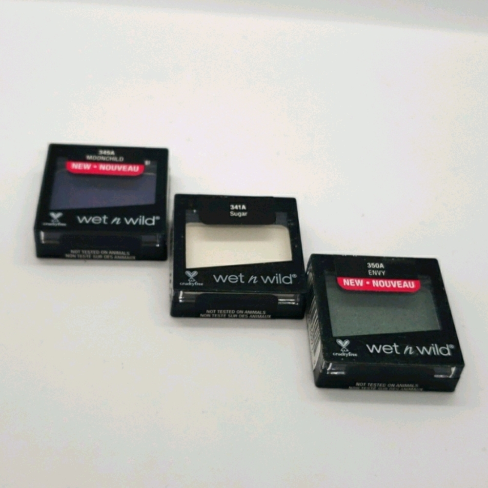 New Wet n Wild Color Icon Eyeshadow Singles Bundle of  3